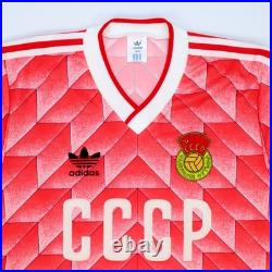 Ussr Cccp Euro 1988 Home Shirt Vintage Adidas Jersey Russia Soviet Union