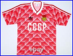Ussr Cccp Euro 1988 Home Shirt Vintage Adidas Jersey Russia Soviet Union
