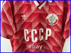 Ussr Cccp National Team 1988 Home Football Shirt Jersey Trikot Adidas Maglia