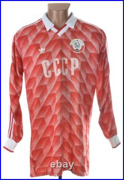 Ussr Soviet Union 1988/1989 Football Shirt XL Match Un Worn #9 Adidas