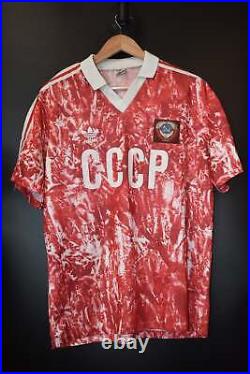 Ussr Soviet Union 1989-1991 Original Jersey Size L (very Good)