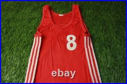 Ussr Soviet Union # 8 Vintage Retro 70's Basketball Shirt Jersey Adidas Size S