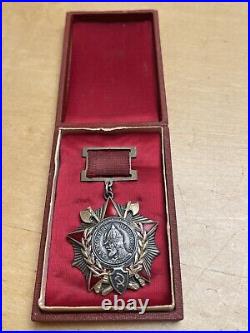 Ussr, Wwii, Soviet Order Of Alexander Nevsky, Award # 1832silver, Gilt, Enamel