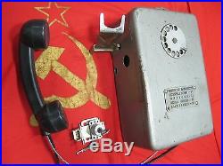 VINTAGE STREET payphone PHONE 1990 LAST CENTURY Soviet Union USSR Russia