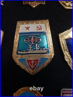 VINTAGE USSR SOVIET UNION RUSSIAN Military Sports Government Pin Badge Lot Of 63