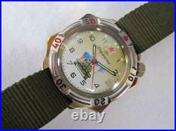 VOSTOK Watch Manual winding Former Soviet Union Russian military tank Wristwatch
