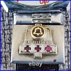 VTG 80's USSR CCCP Soviet Union Military Watch with Bell Phone 10K Gold Ruby Award