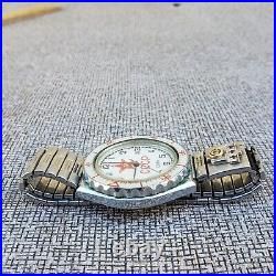 VTG 80's USSR CCCP Soviet Union Military Watch with Bell Phone 10K Gold Ruby Award