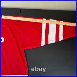VTG K1 Sportswear CCCP Russia Soviet Union Hockey Jersey XL Red White Stitched