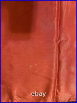 VTG USSR Soviet Union Lenin Socialist Propaganda Red Banner Flag Double Sided