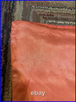 VTG USSR Soviet Union Lenin Socialist Propaganda Red Banner Flag Double Sided