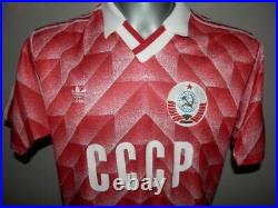 Very Rare 1987-90 USSR Russia Soviet Union ADIDAS Home Football Shirt Soccer L