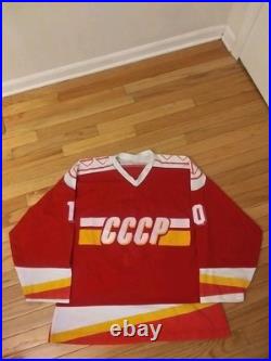 Viktor Belyakov CCCP Soviet Union Vintage 1988/89 Men's Hockey Jersey NEW Size M