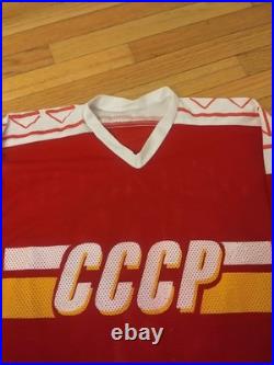 Viktor Belyakov CCCP Soviet Union Vintage 1988/89 Men's Hockey Jersey NEW Size M