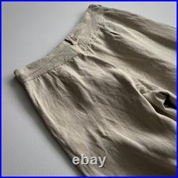 Vintage 1930s Soviet Union USSR Farmer Work Linen Trousers