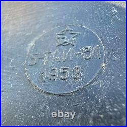 Vintage 1953 Soviet Union TAI-43-P Military Field PHONE in Bakelite box USSR