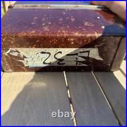 Vintage 1953 Soviet Union TAI-43-P Military Field PHONE in Bakelite box USSR