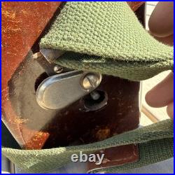 Vintage 1953 Soviet Union TAI-43-P Military Field PHONE in Bakelite box USSR