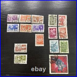 Vintage 1966, 1976 Soviet CCCP Rare Postage Stamps Lot