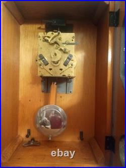 Vintage 1970's USSR Soviet Union Russian Jantar Wall Clock Just Prof. Svc'd