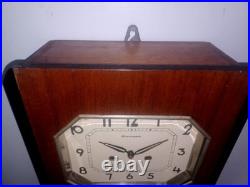 Vintage 1970's USSR Soviet Union Russian Jantar Wall Clock Just Prof. Svc'd