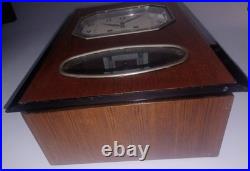 Vintage 1970's USSR Soviet Union Russian Jantar Wall Clock Just Prof. Svc'd