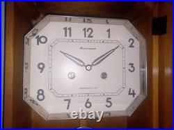 Vintage 1970's USSR Soviet Union Russian Jantar Wall Clock Just Prof. Svc'd
