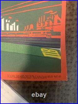 Vintage 1980's Original BORDER GUARDS DAY Poster SOVIET UNION Russian MOTHERLAND