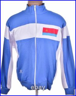 Vintage 1980s Ukraine Ussr Soviet Union Olympic Track Jacket Republics Ssr Men's