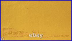 Vintage 1981 Soviet Union USSR Propaganda Poster CCCP 60 Anniversary 38 x 26