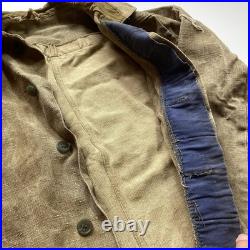 Vintage 70s 80s soviet union ussr distressed very worn workwear jacket
