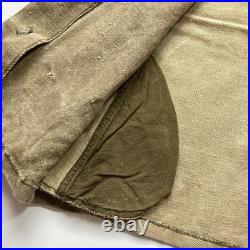 Vintage 70s 80s soviet union ussr distressed very worn workwear jacket