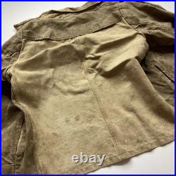 Vintage 70s 80s soviet union ussr distressed very worn workwear jacket