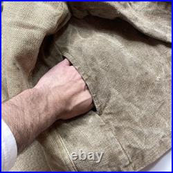 Vintage 70s 80s soviet union ussr distressed very worn workwear jacket