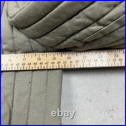 Vintage 70s USSR Soviet Union Telogreika Quilted Liner Jacket Men Small Military