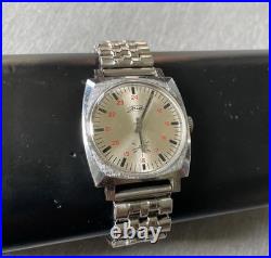 Vintage 70s ZiM USSR Soviet Union Made 15 Jewels Mechanical Hand Wind Wristwatch