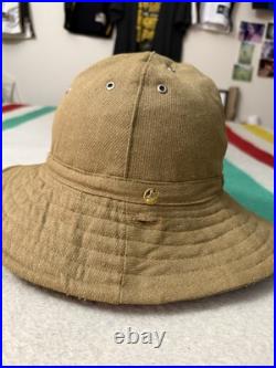 Vintage 80s 1986 USSR Soviet Union Russia Panama Bucket Hat Tashkent 62 Medium M