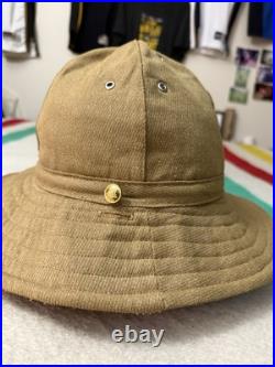 Vintage 80s 1986 USSR Soviet Union Russia Panama Bucket Hat Tashkent 62 Medium M