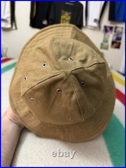 Vintage 80s 1986 USSR Soviet Union Russia Panama Bucket Hat Tashkent 62 Medium M