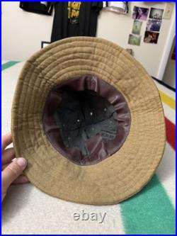 Vintage 80s 1986 USSR Soviet Union Russia Panama Bucket Hat Tashkent 62 Medium M