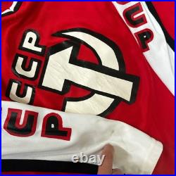 Vintage 80s CCCP Soviet Union Home CCM hockey Jersey Size Men's M CLERKS