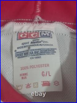 Vintage 80s CCCP Soviet Union MiC Home CCM Jersey Size Men's Large