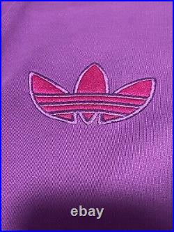 Vintage 80s CCCP USSR Adidas Sweatshirt Hockey Russian Purple Soviet Union Xxl