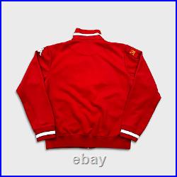 Vintage 90s Kappa Track Jacket Mens XL Red CCCP Soviet Union Full Zip Tracksuit