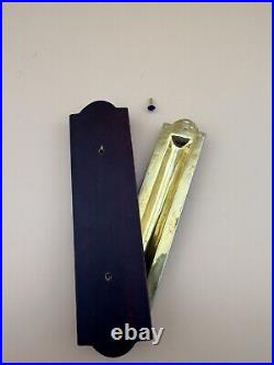 Vintage/Antique Enamel & Wooden Mezuzah Stamped 84 made in former Soviet Union