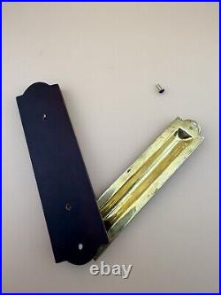 Vintage/Antique Enamel & Wooden Mezuzah Stamped 84 made in former Soviet Union