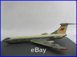 Vintage BIG model airplane plane TU 134 AEROFLOT metal Soviet Union Russia USSR