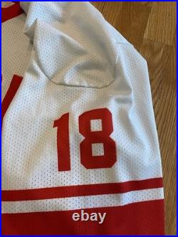 Vintage CCCP Hockey Jersey Russian Soviet Union #18 Sergei Fedorov Sz XXL