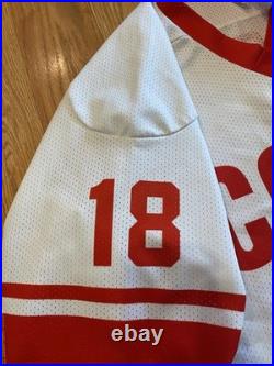 Vintage CCCP Hockey Jersey Russian Soviet Union #18 Sergei Fedorov Sz XXL