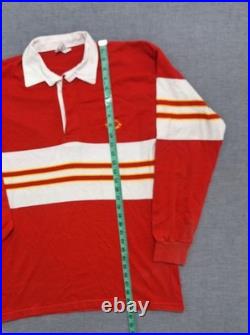 Vintage CCCP Soviet Union Rugby Polo Shirt Long sleeve check mesurments
